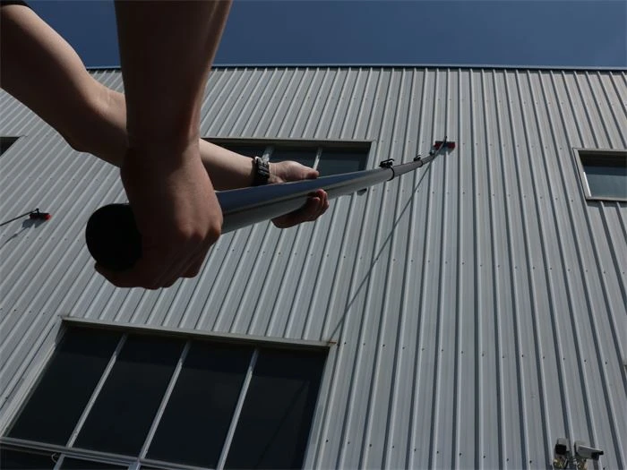 Poteau Télescopique Alimenté En Eau De 3 m kuni 20 m Pour Le Nettoyage Des Vitres